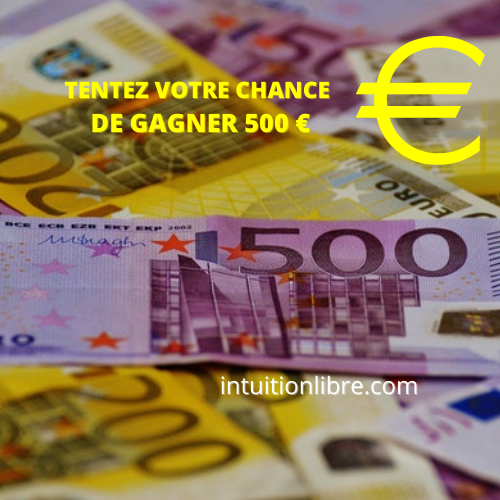 Tentez votre chance de gagner 500 €