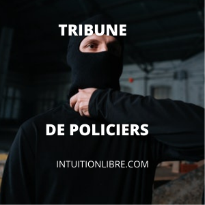 Tribune de policiers en France