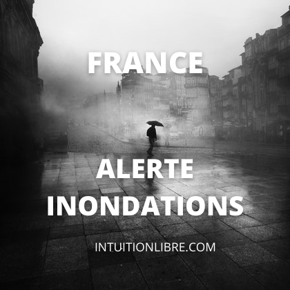 Alerte inondations dans une partie des départements Français.