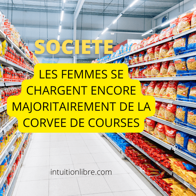 Sondage - Les femmes s'occupent toujours majoritairement de la corvée de courses par rapport aux hommes